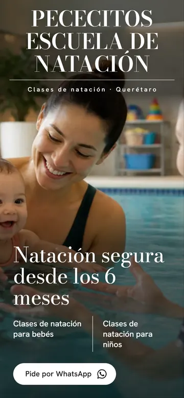 Escuela de natación para bebés