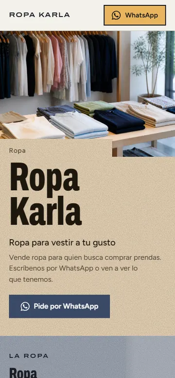 Tienda de ropa
